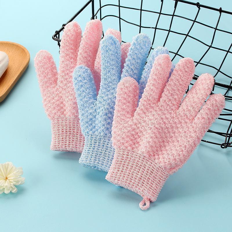 Rubbing Towel Five Finger Shower Gloves Shower Frosted Mud Shower Tools Frosted Shower Towel Scrubbing Tool Shower Gloves