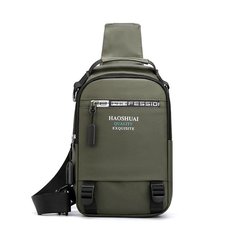 Men Nylon Rucksack Knapsack Messenger Chest Bags Waterproof Travel Military Male Handbag Sling Cross Body Daypack Backpack Bag