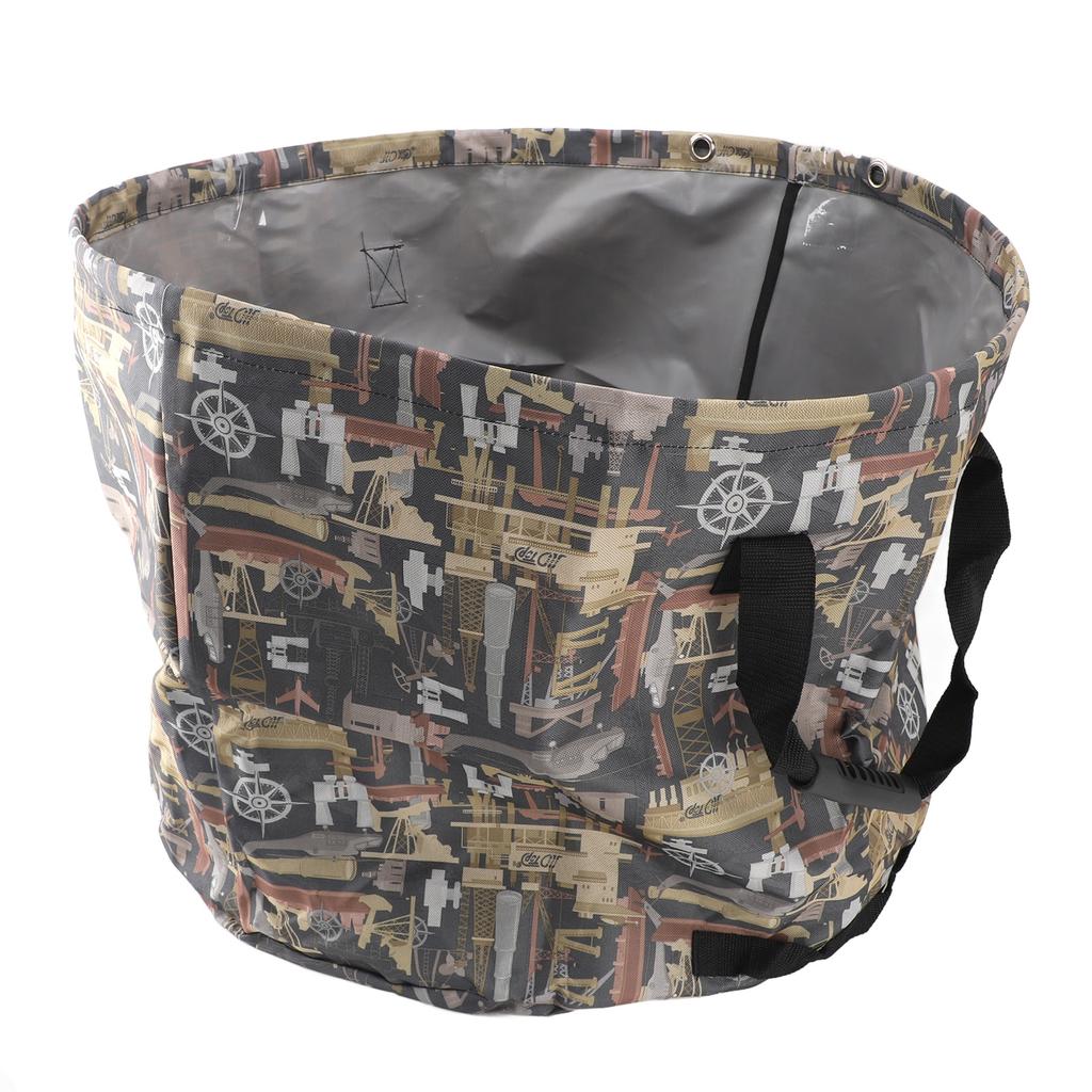 Garden Waste Bag Reusable Large Capacity Foldable Waterproof Dust Proof Lf Trash Container Bag for Yard Lawn