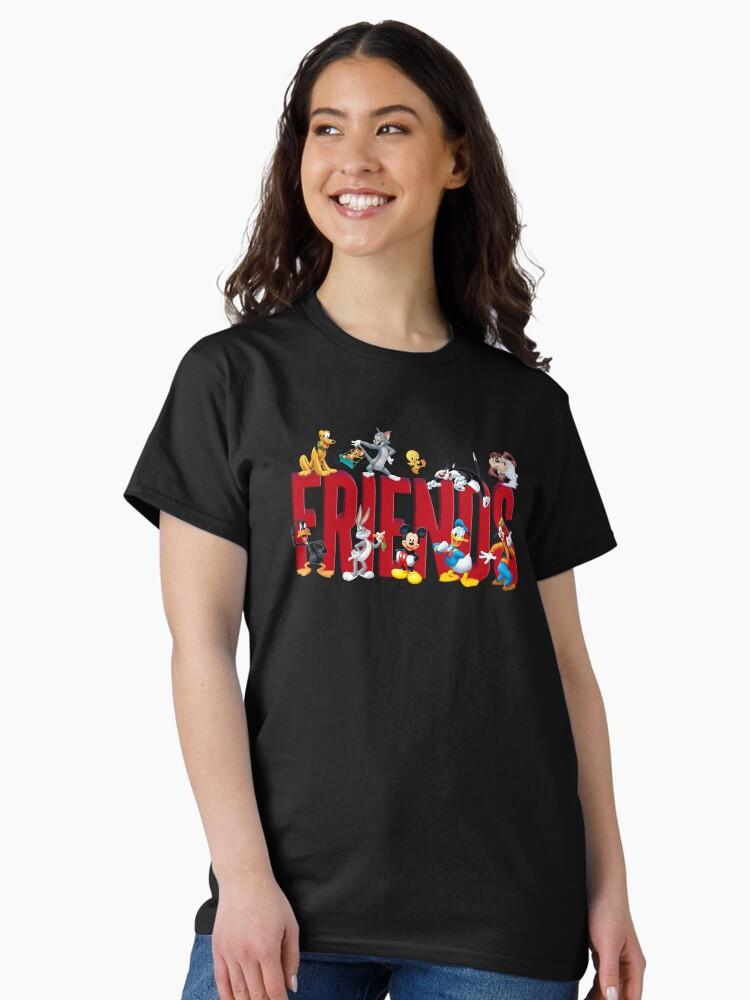 Mickey Mouse & Friends Friends Cartoon Characters Classic T-Shirt