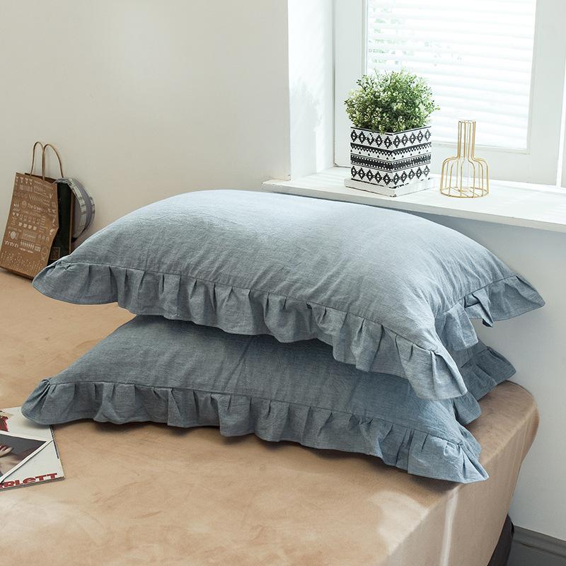 A Class Washable Cotton Pillowcase Set Of 2 Pure Cotton Zippered Pillow Covers Soft And Breathable Pillowcases For Comfort And Style