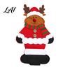 Soft Polyester Utensil Pockets Christmas Cutlery Snowman Reindeer Santa Holder Pockets Tableware Bags Pouch Party