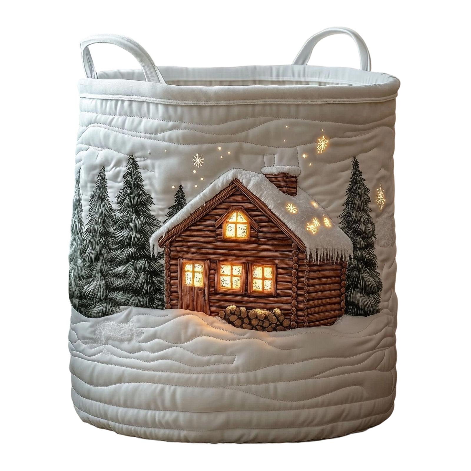 Round Laundry Basket Home Storage Basket Dirty Clothes Basket Storage Basket Fabric Storage Basket Large Capacity Storage One Size 2640₽