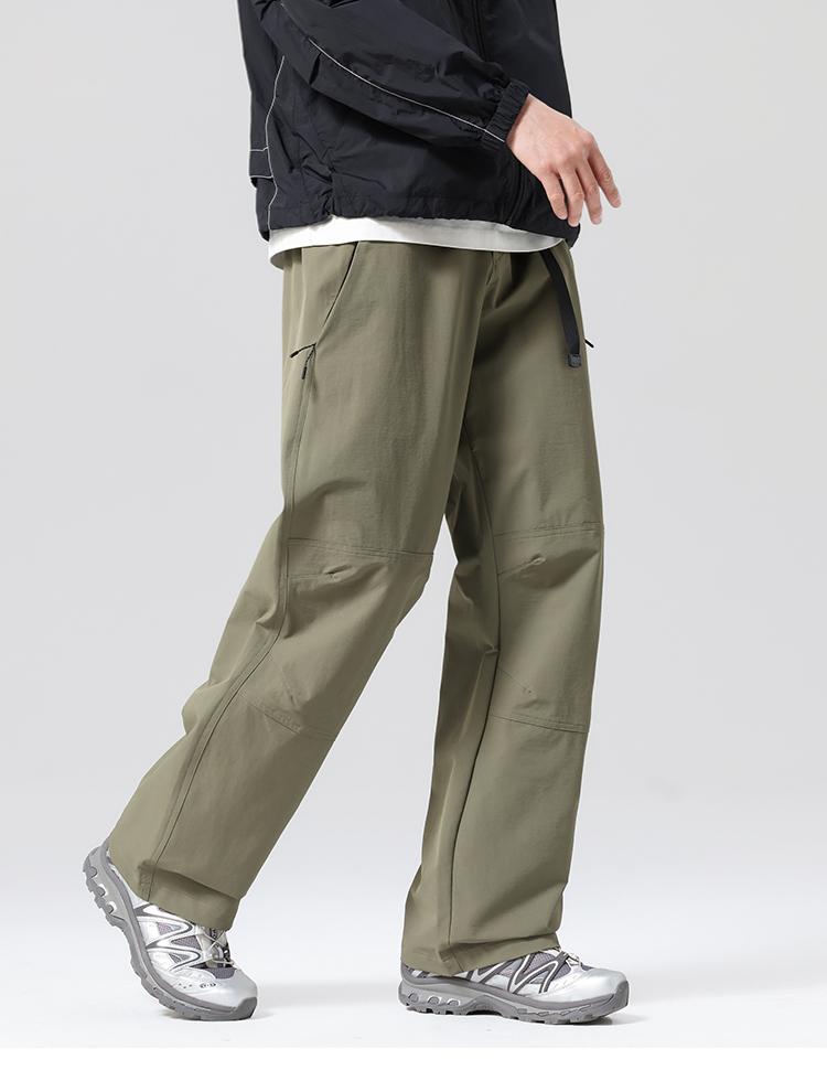 Waterproof and Sunscreen Outdoor Sports Equipment Mountaineering UPF50+Instant Cooling Straight Tube Men's Casual Pants
