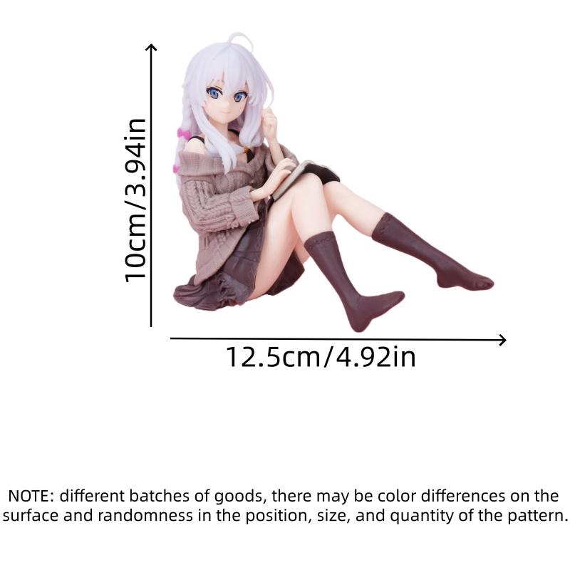 1pc Devil's Journey Sweater Elaine Hand made Cartoon anime Beautiful Girl Chassis Desktop Decoration Model Gift