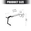 4Pieces Multifunction Hanging Basket Hook Hanger Tent Rod Post Strong Hanger
