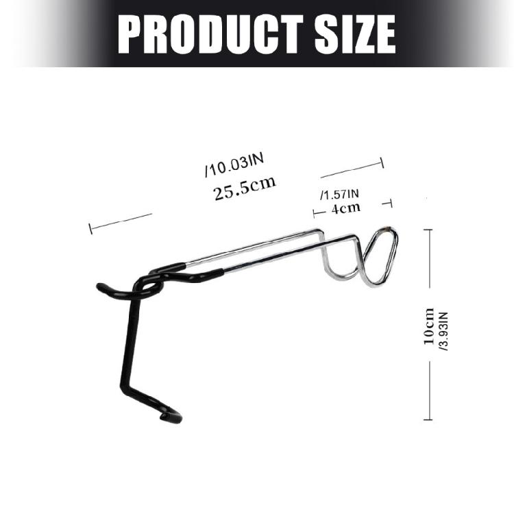 4Pieces Multifunction Hanging Basket Hook Hanger Tent Rod Post Strong Hanger