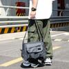 Square Nylon Postman Bag Large Capacity Casual Messenger Bag Versatile Men Crossbody Bag  Outdoor