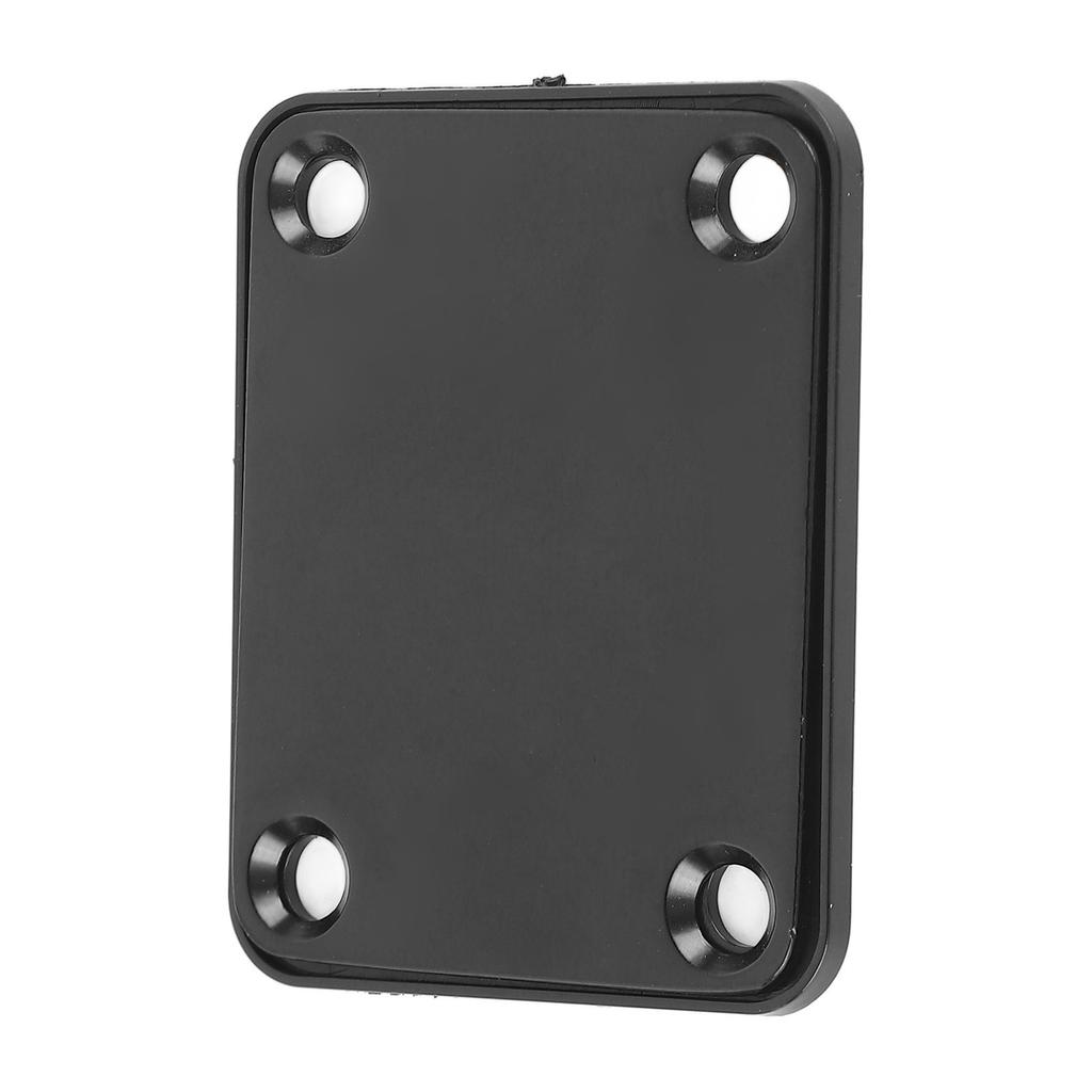 Electric Guitar Neck Plate Metal Guitar Neck Reinforcing Protective Board for Replacement Black