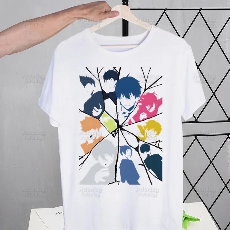 BLUE LOCK Isagi Yoichi T-Shirt Herren Tops T-Shirts Harajuku Seishiro Nagi Meguru Bachira T-Shirt Streetwear Hip Hop Herren T-Shirts