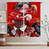 Hololive Kitchen Curtains for Bedroom Decoration Elegant Room Curtains 2 Pcs Set Customs Free Shipping Products Tentacles Blinds