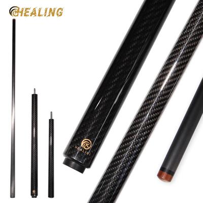 OKHEALING 3 tükki Break-Jump kii 12,9 mm ots 147 cm/58 tolli pikkus 20–22 oz kaal Uni-loc Radial Pin ühendus Süsinikkiust piljardikii Bassein, läikiv must