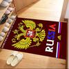 Red-style Russian Emblem Square rugs are a great choice for living rooms, bedrooms, home décor, and as gifts.