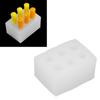 3D Pillar Candle Mold Mini DIY Reusable Washable Silicone Candle Mold for Home Salon