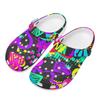 Printed Breathable EVA Clogs Unisex Lightweight Slip On Garden Shoes Beach Pool Home Bathroom Summer Sandals Lightweight Wear