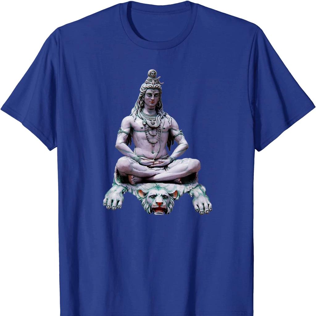 Hindu Deity Shiva Meditation T Shirt 100 Cotton Short Sleeve ONeck Casual Tshirt Loose Top New Size S3XL