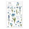 Stickers Flowers Leaves Plants PVC Stickers Lable Transparent PET Stickers For Scrapbooking Diary Journal Decorative DIY Materia