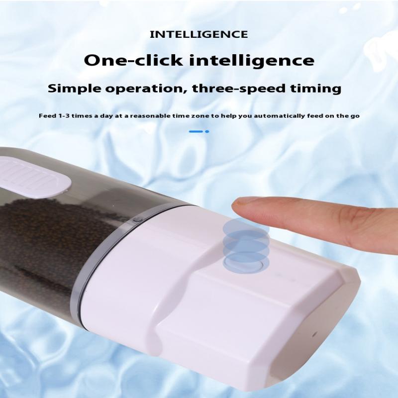 Automatic Fish Tank Feeder Adjustable Fish Food Dispenser Large Capacity Aquarium 3 Gear Fish Feeder Smart Timer Large Capacity