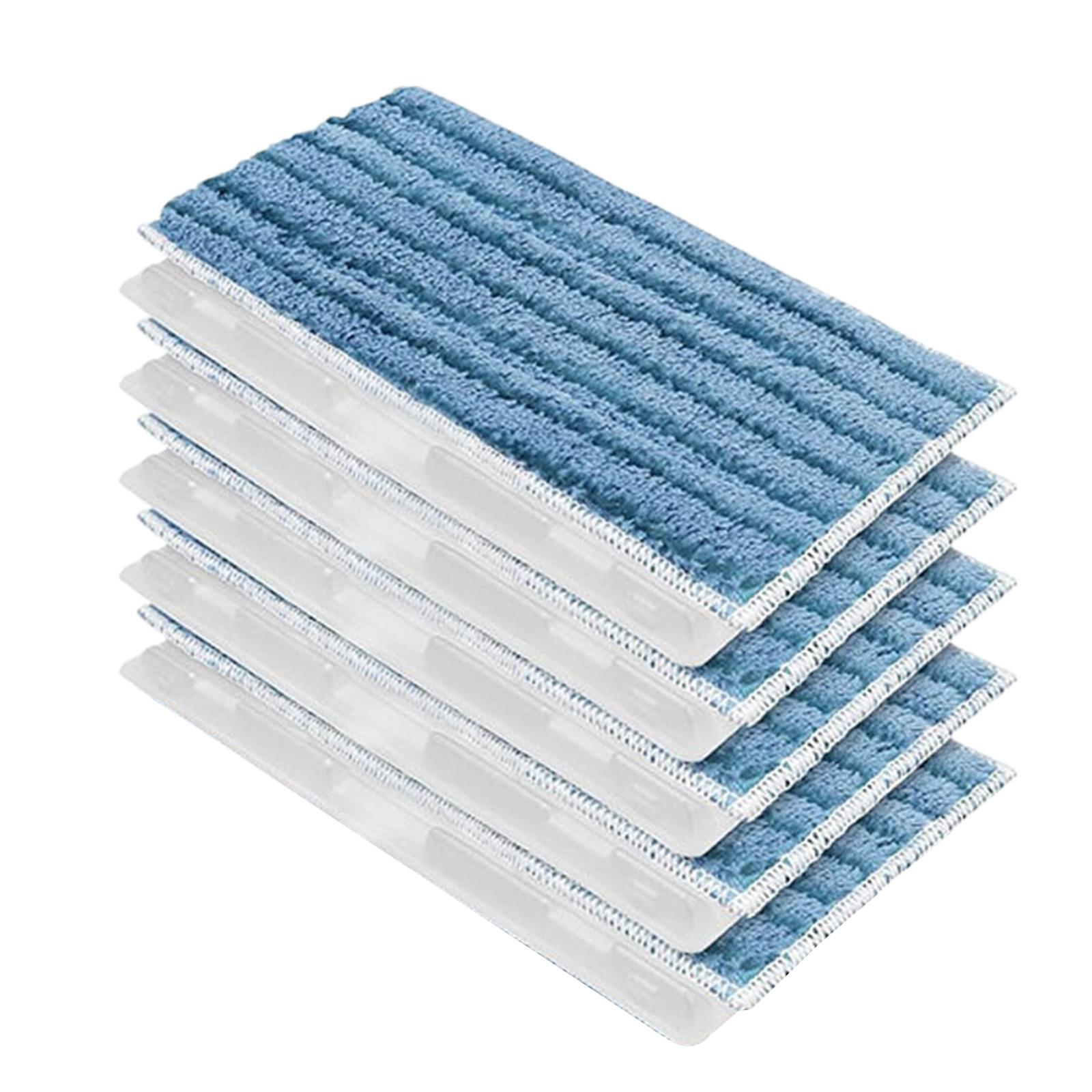 

5 Set Multiple Surfaces Hard Floor Pads Removable Dust Box Polyester Texture for Effectively Capturing Dust and Grime 1