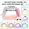 7 Colors PDT LED Facial Mask Light Therapy Skin Rejuvenation Device Acne Remover Anti-Wrinkle Face Care Machine
