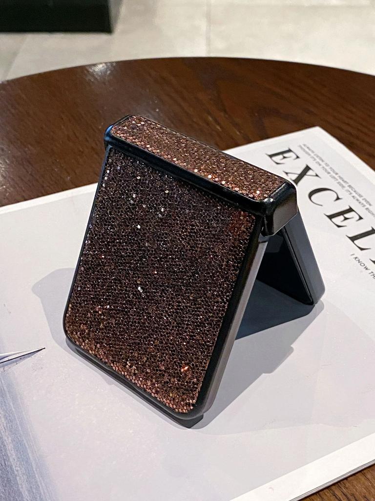 Luxury Glitter Starlit Sky Twinkle Phone Case For Samsung Galaxy Z Flip 7 6 5 4 3 Flip7 FE 3-pieces Hard PC Protective Cover