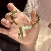 Chinese Style Simulated Bamboo Bracelet Bamboo Joint Bracelet Charm Bracelet Resin Material Wrist Jewelry for Daily Wear
