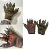 Cosplay Costume Werewolf Claw Gloves for Women Plush Beast Claw Gloves Halloween Party Anime Props RolePlay Hand Warmers