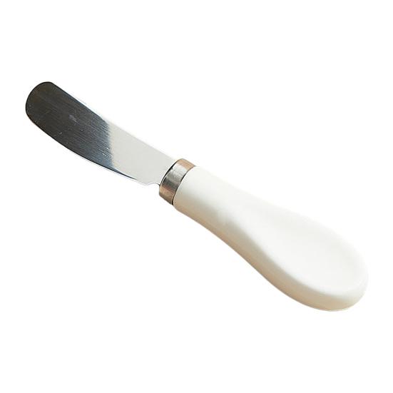 

Scraper Wide Smooth Cutter Apply Jam Evenly Spreader Colorful Macaron Handle Kitchen Tool for Cheese Butter Jam A белый