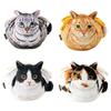 Cat Shape Makeup Bag Cat Shaped Toiletry Bag Funny Kitties Makeup Bag Drawstring Travel Cosmetic Makeup Travel Bag