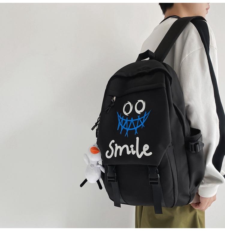 Trendy Harajuku Style Large Capacity Backpack for High School and College Students