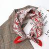 Silk Square Scarf Women 53x53cm Lightweight Pure Mulberry Neck Classic British Style Accessory
