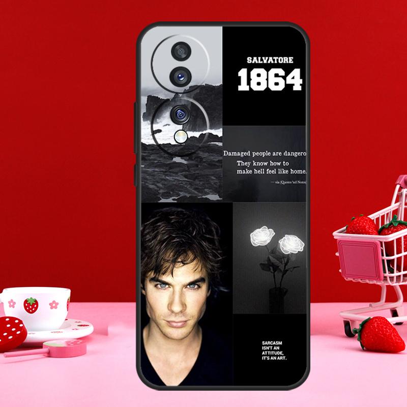 Damon Salvatore The Vampire Diaries For Honor Magic 6 Pro 5 Lite 50 70 90 Case For Honor X8a X9a X7 X8 X9 X6a X7a X8b X9b Cover