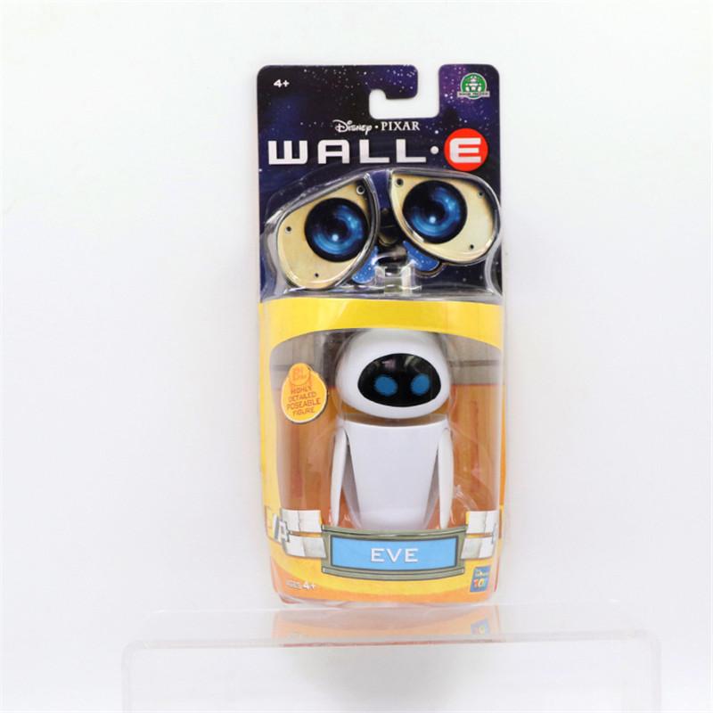 Neuankunft Wall-E Roboter Wall E Eve PVC Actionfigur Sammlungsmodell Spielzeug Puppen Mit Box