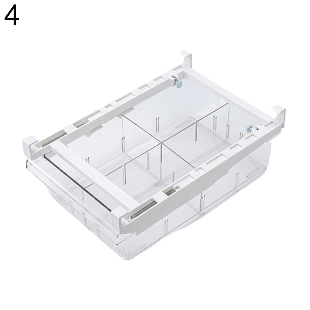 Puntos Multifunctional 1/4/8 Compartment Drawer Storage Box Organizer for Refrigerator