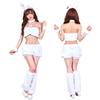 Clearstone Cosplay Halloween Fluffy Sexy Rabbit Girl White Women's