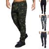 Men's Casual Camouflage Sweatpants Jogger Basic Ruched Pant Pockets Elastic Waist Drawstring Gym Workout Outdoor Sports Trousers