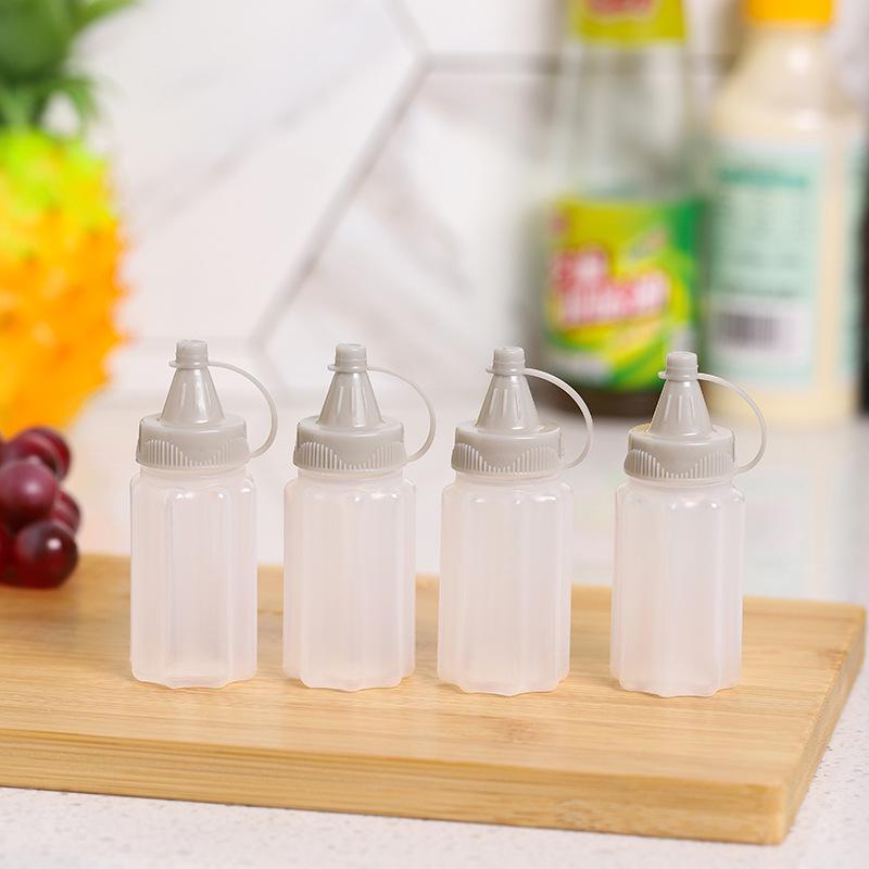 Compact Thickened Plastic Sauce & Oil Dispenser Set