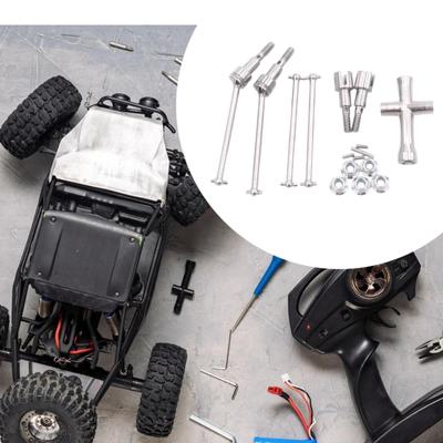 1:Arborele de transmisie al mașinii RC la scară 16 Înlocuiți arbori de transmisie robust față și spate ușor de instalat