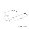Reading 10 Power Metal Stylish Reading Senior Glasses H6020 [Henghao] Glasses, Options, Half-Moon Frame, Portable, Glasses, (Gold, +3.00)