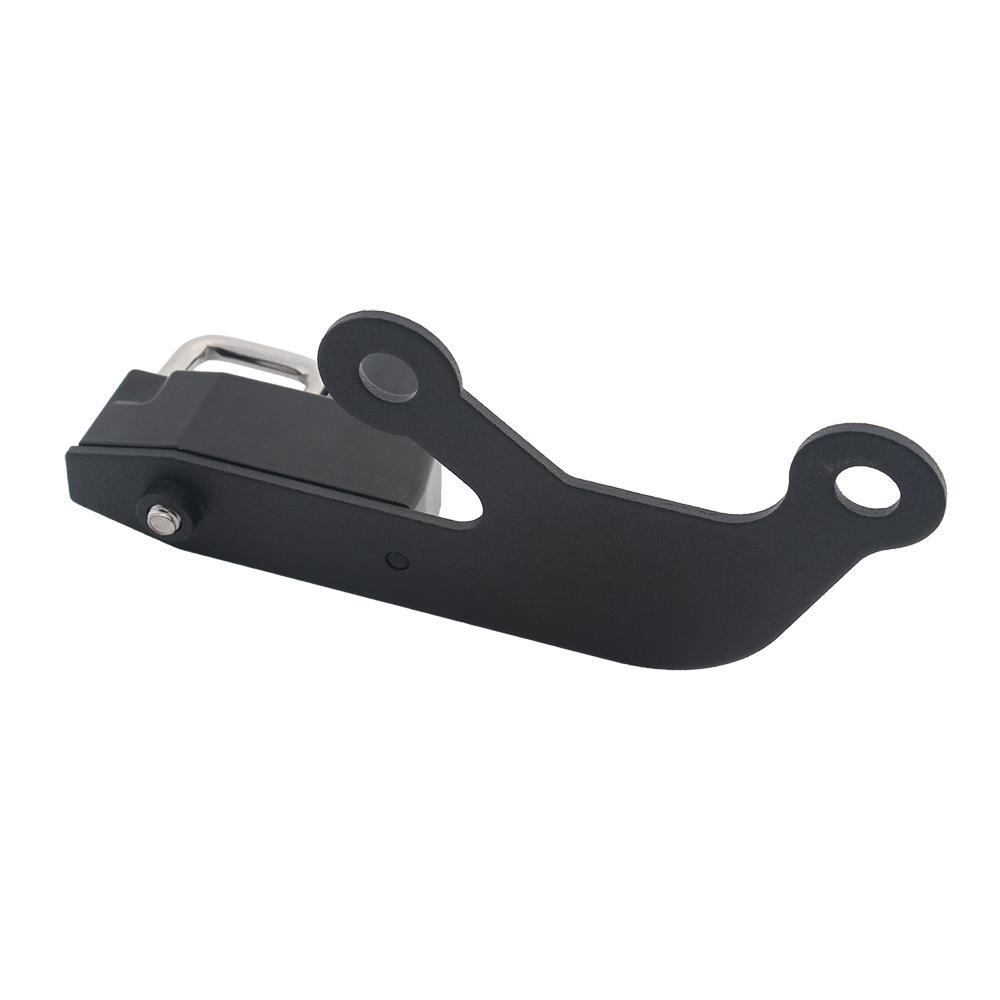 Helmet Lock For KAWASAKI Z650 NINJA 650 2017-2023 Z 650 Z-650 Motorcycle Accessories Rear Passenger Footrest Bracket Anti-theft
