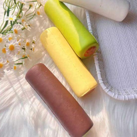 Egg Roll Slow-Rising Squeeze Toy Soft EVA Fidget for Stress Relief Realistic Dessert-Themed Decompression Gadget for Kids Adults