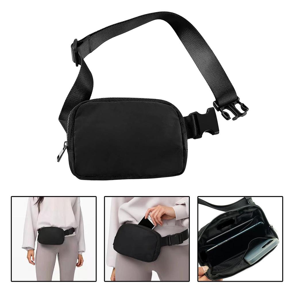 Portable Running Waist Pack Fanny Unisex Small Purse Water Resistant Fashionable Hip Bag for