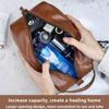 Travel Makeup Bag With Pu Material And Multiple Compartments For Business And Personal Use