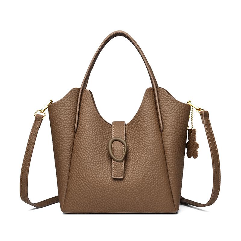 

New Vintage Luxury Handbags for Women s Fashi High Quality PU Leather Small Shoulder Bag Femme Brand Designer Casual Tote Bag світло-коричневого кольору
