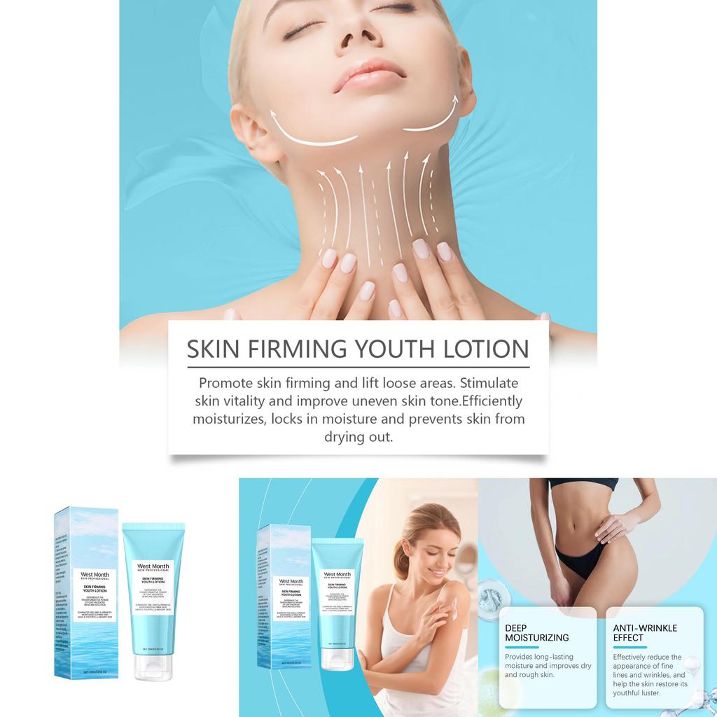 West Month Nourishing Body Moisturizing Cream Gentle Hydrating Skincare Formula For All Skin Types