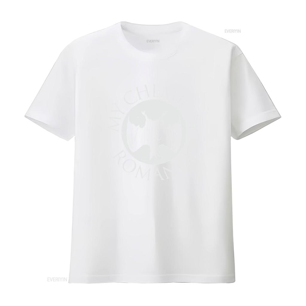 My Chemical RoUnisexce T shirt Bat vintage Washed Comfortable Casual Breathable fashion Stylish streetwear Versatile Soft homme