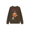 Jordan Sweatshirts Men's Olive Crew Neck Moderate Regular HV1750-366