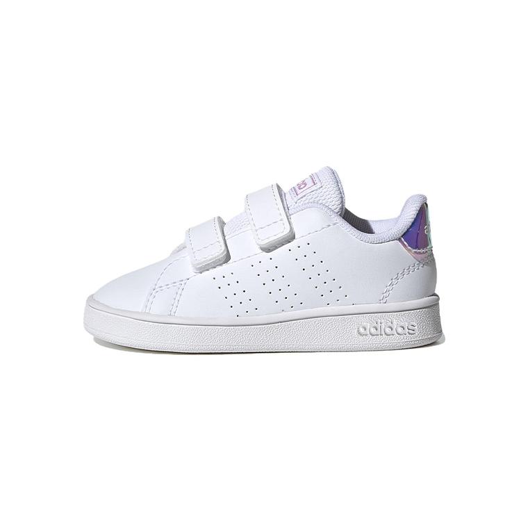 

Adidas Neo ADVANTAGE Низкие кеды для скейтбординга из синтетической кожи Белые для младенцев и малышей FY4626 23