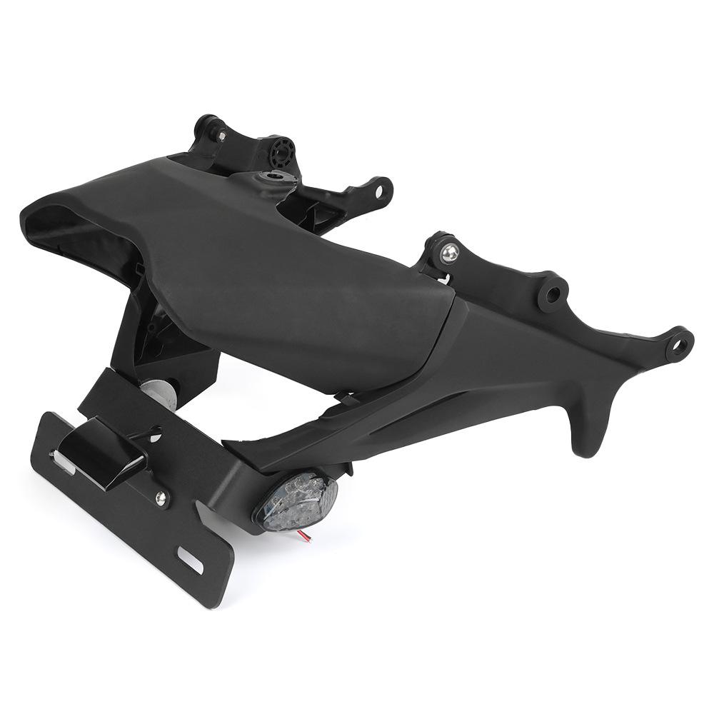 Honda CBR1000RR Tail Tidy with Black Turn Signals - Modified Short Tail License Plate Holder & Fender Accessories
