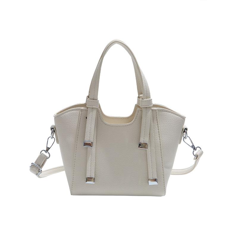 Textured bag women's new autumn tide is now popular vegetable basket bag fashion shoulder messenger bag